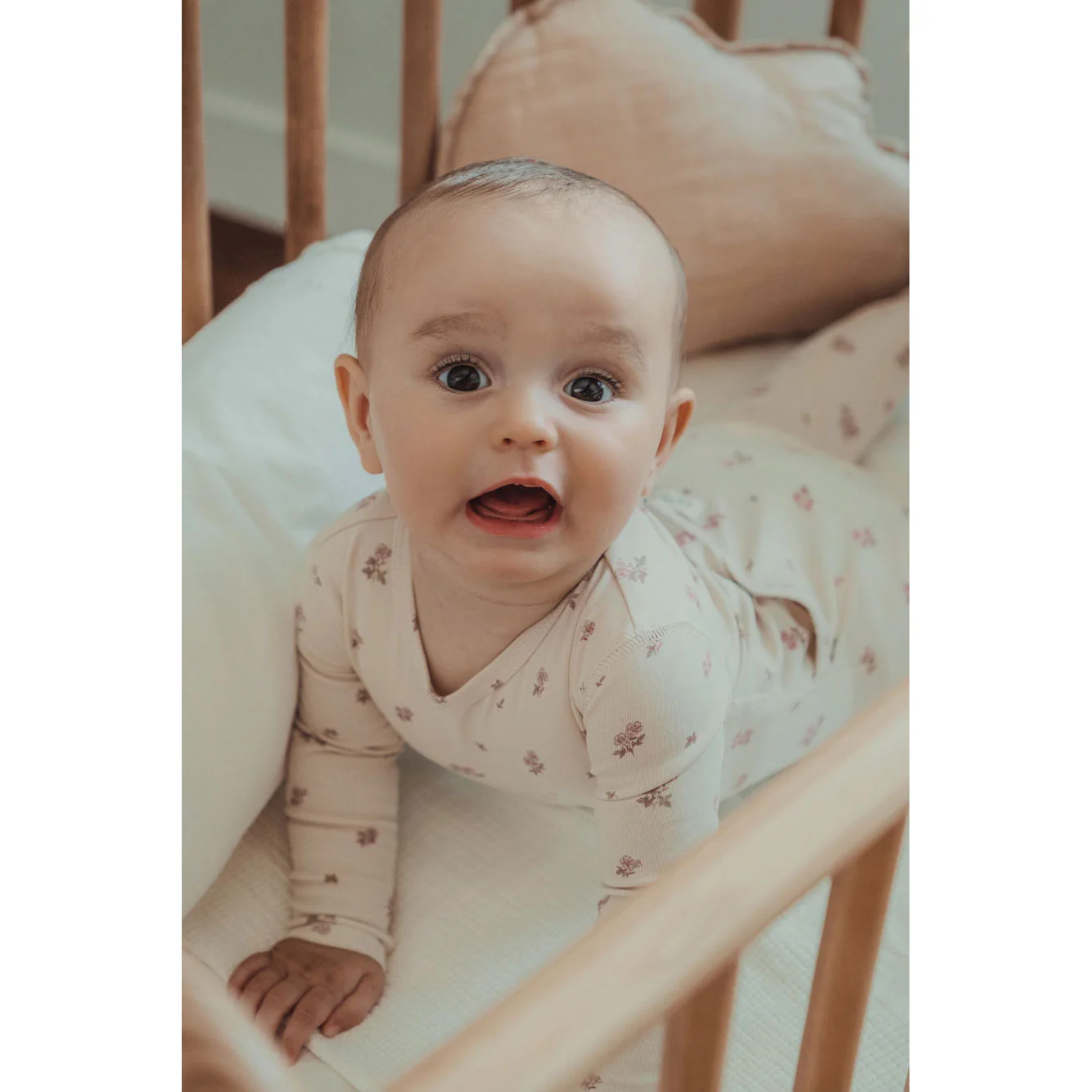 Lovely Littles The Printed Romper + Hat - Azelea - Image 3