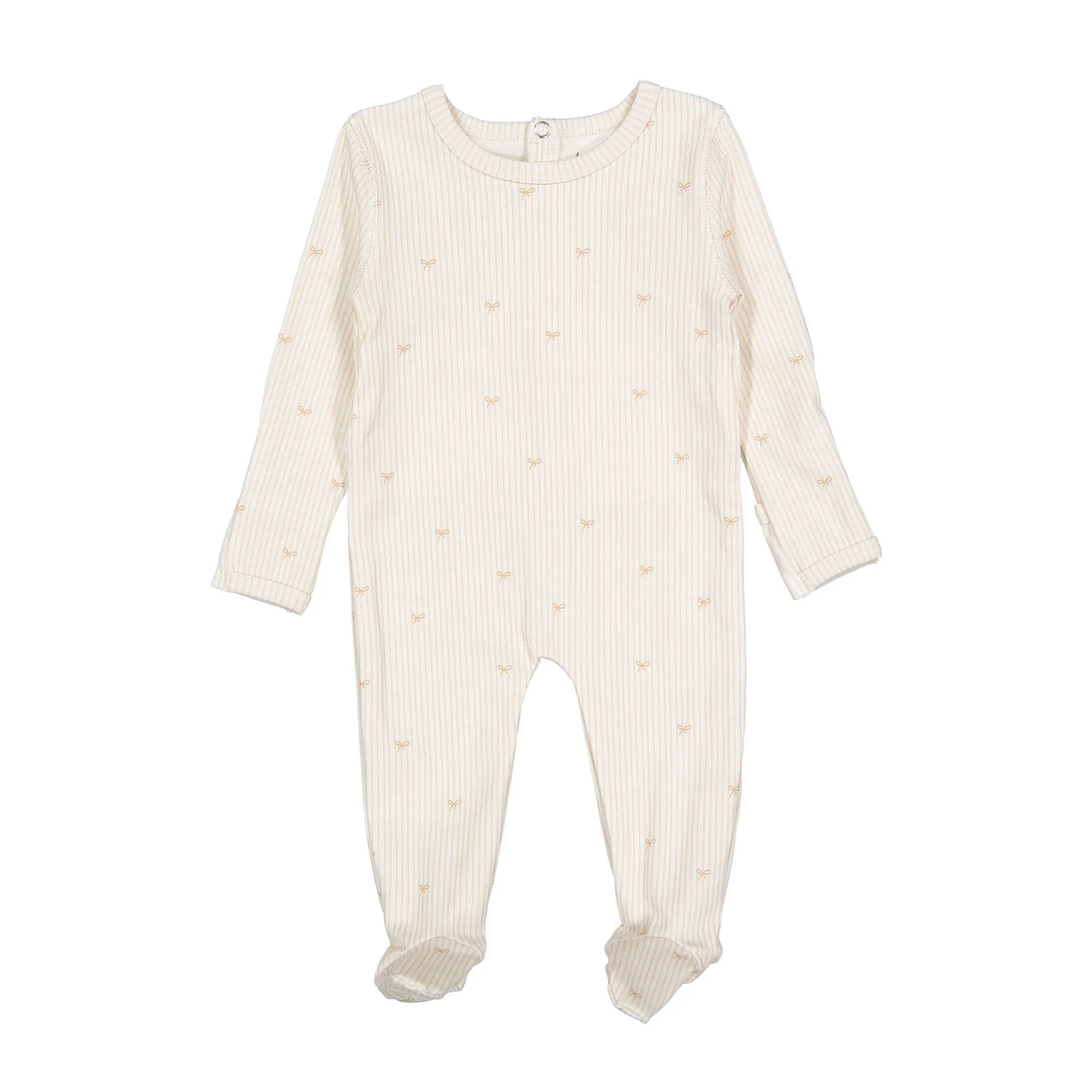Lovely Littles The Printed Romper - Pink Bow