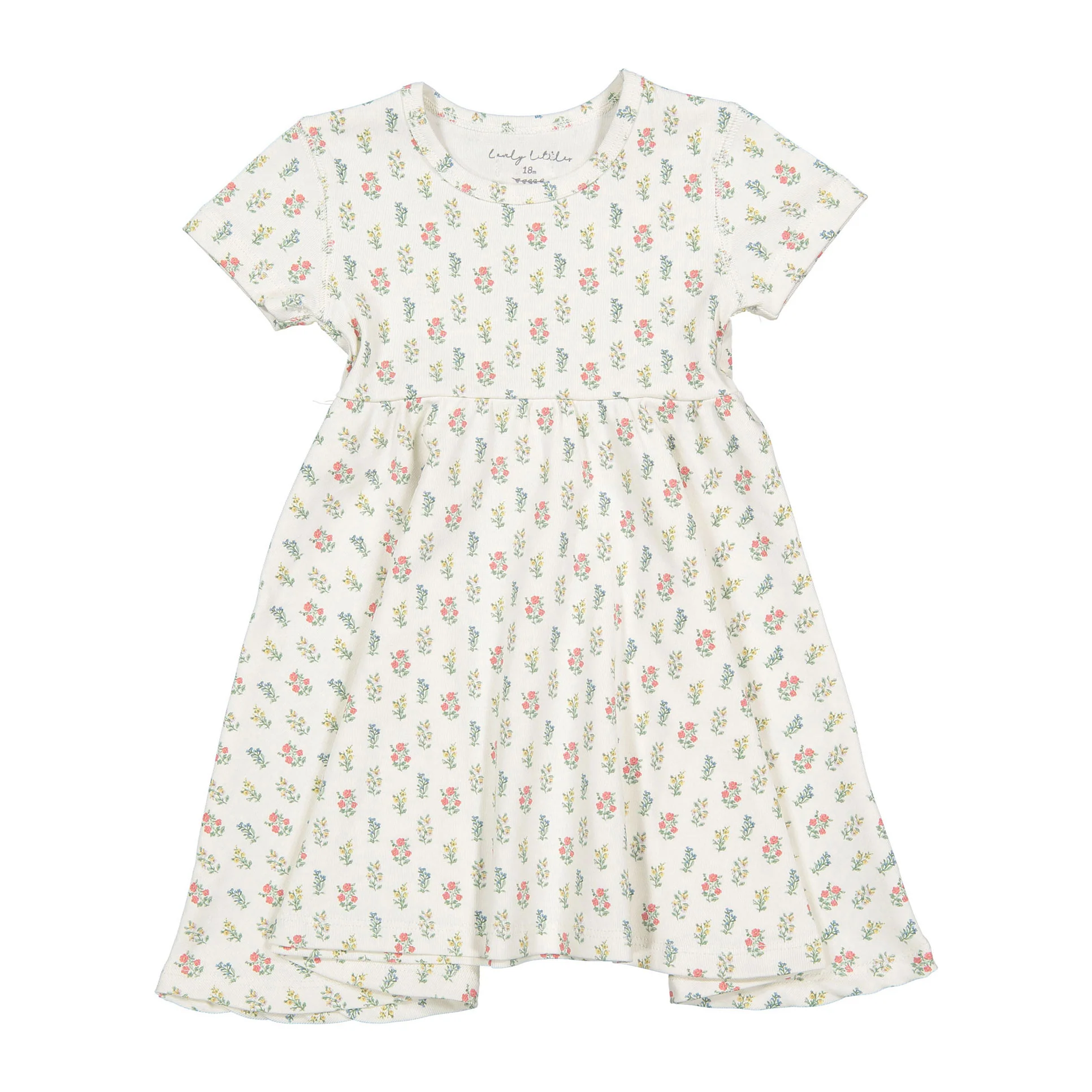 Lovely Littles The Printed Short Sleeve Dress - Esme