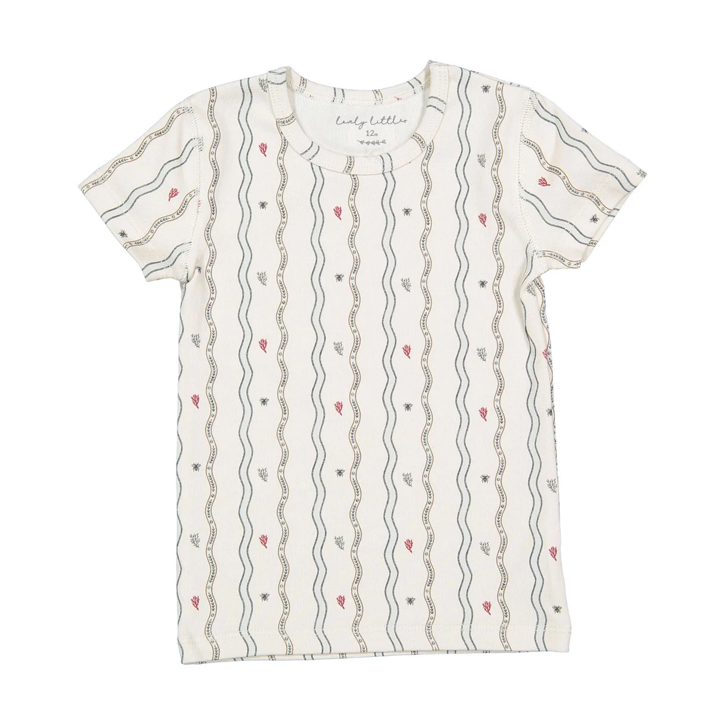Lovely Littles The Printed Short Sleeve Tee - Meri Sea