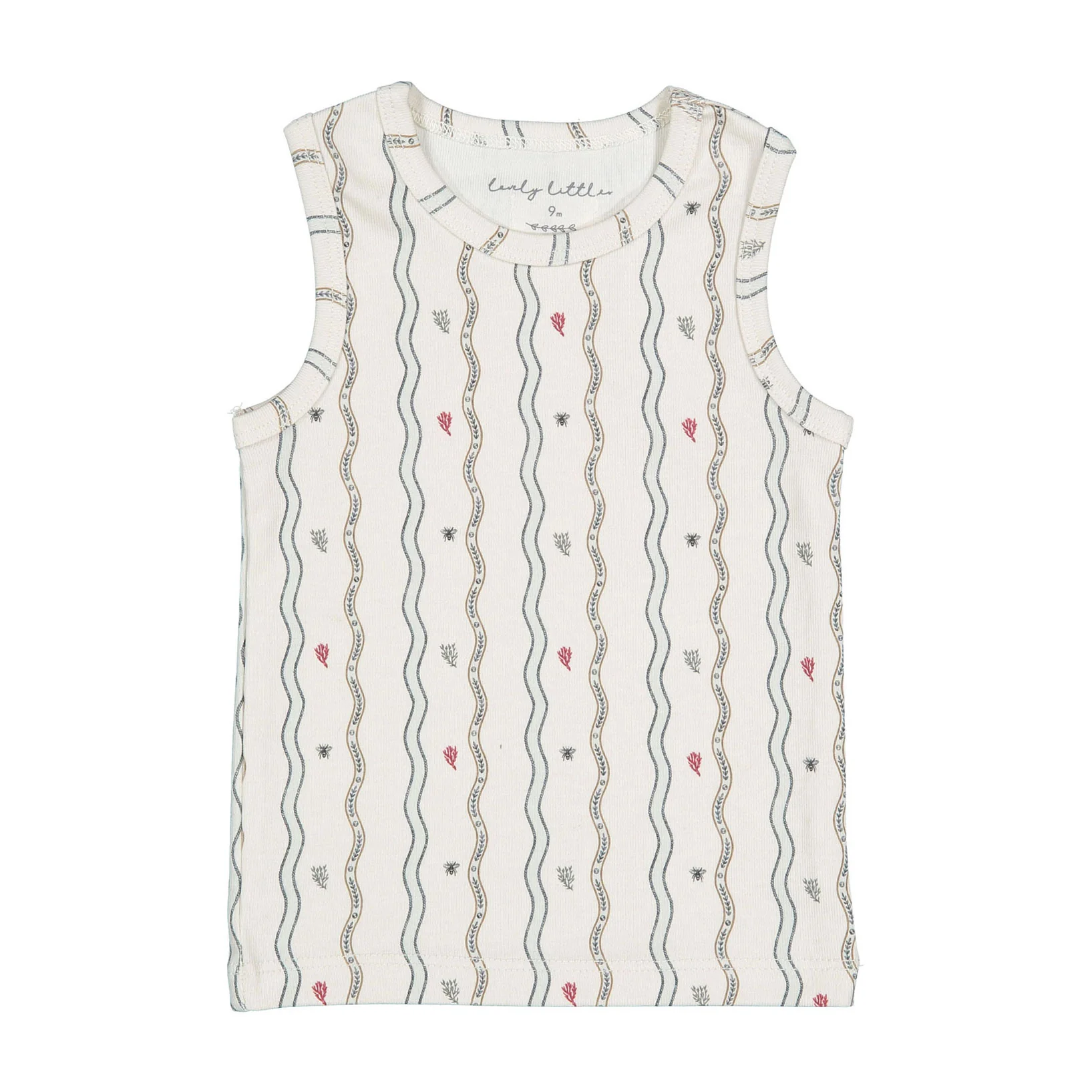 Lovely Littles The Printed Tank - Meri Sea