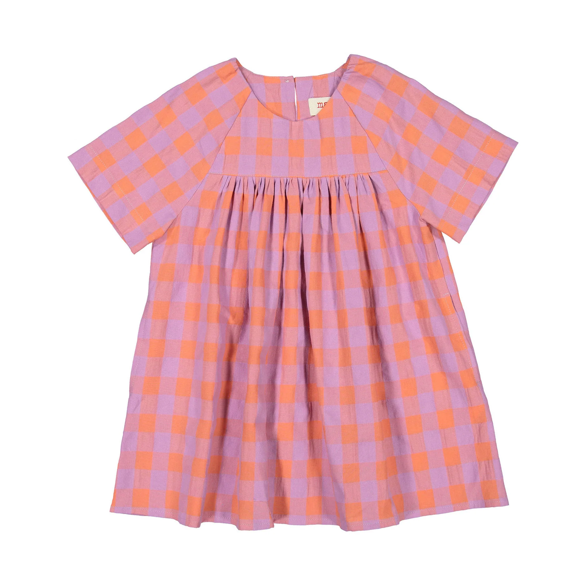 Maan Lilac Gingham Austin Dress
