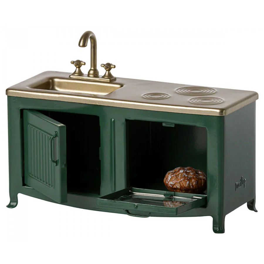 Maileg Kitchen, Mouse - Dark green - Image 2