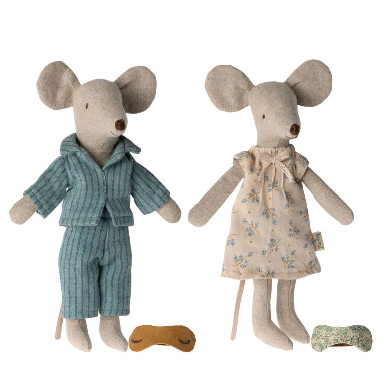 Maileg Mum And Dad Mice In Cigarbox - Image 2