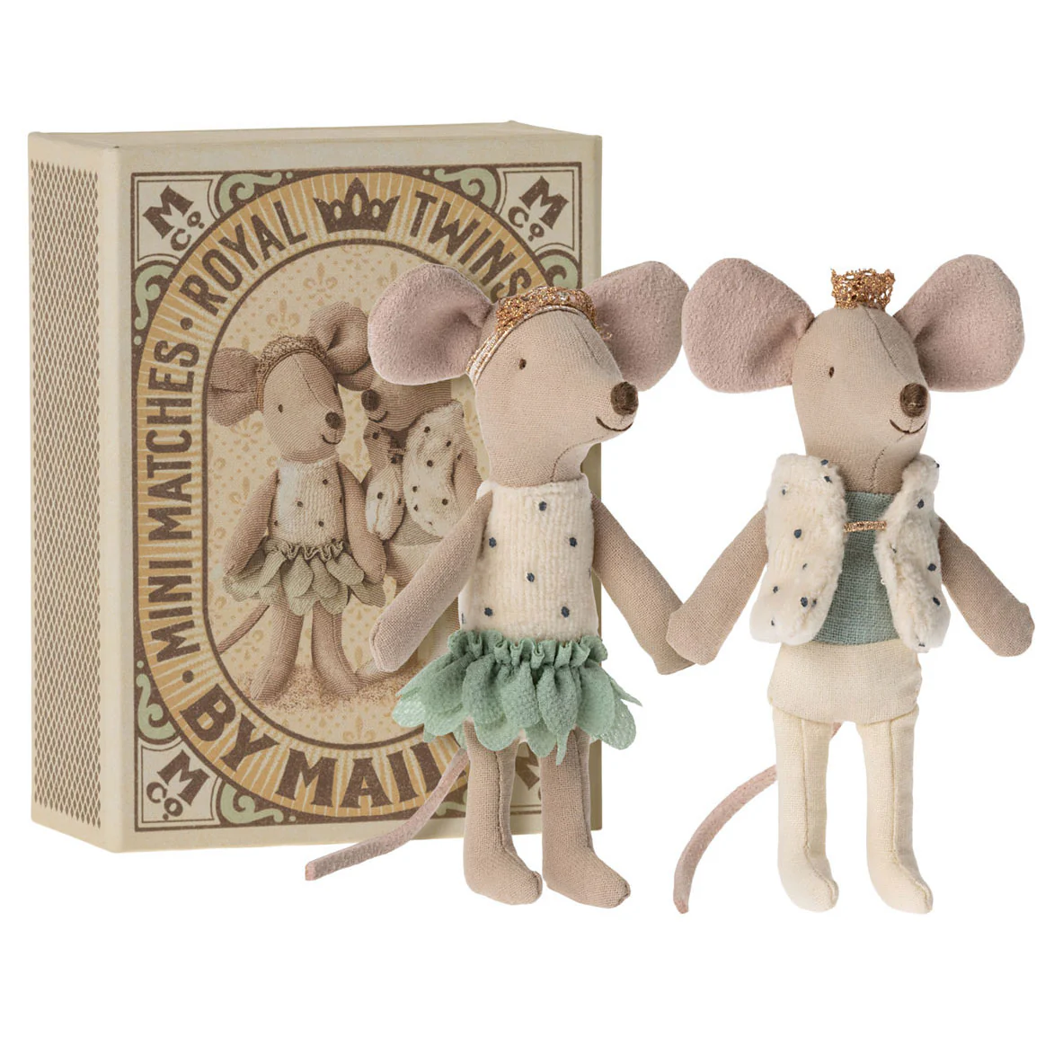 Maileg Royal Twins, Little sister and brother in box - Image 2