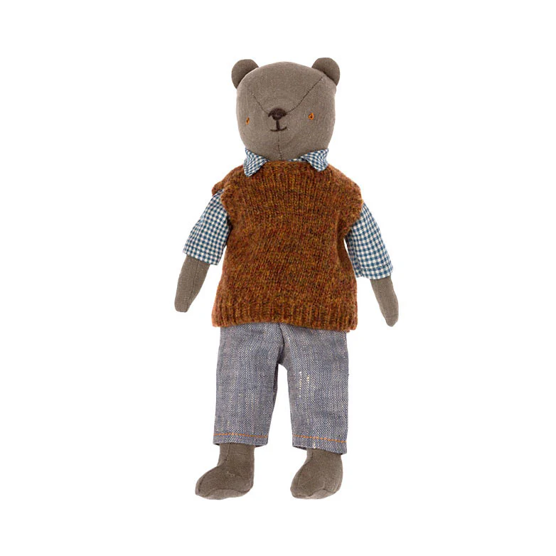 Maileg Shirt, Slipover And Pants For Teddy Dad - Image 2