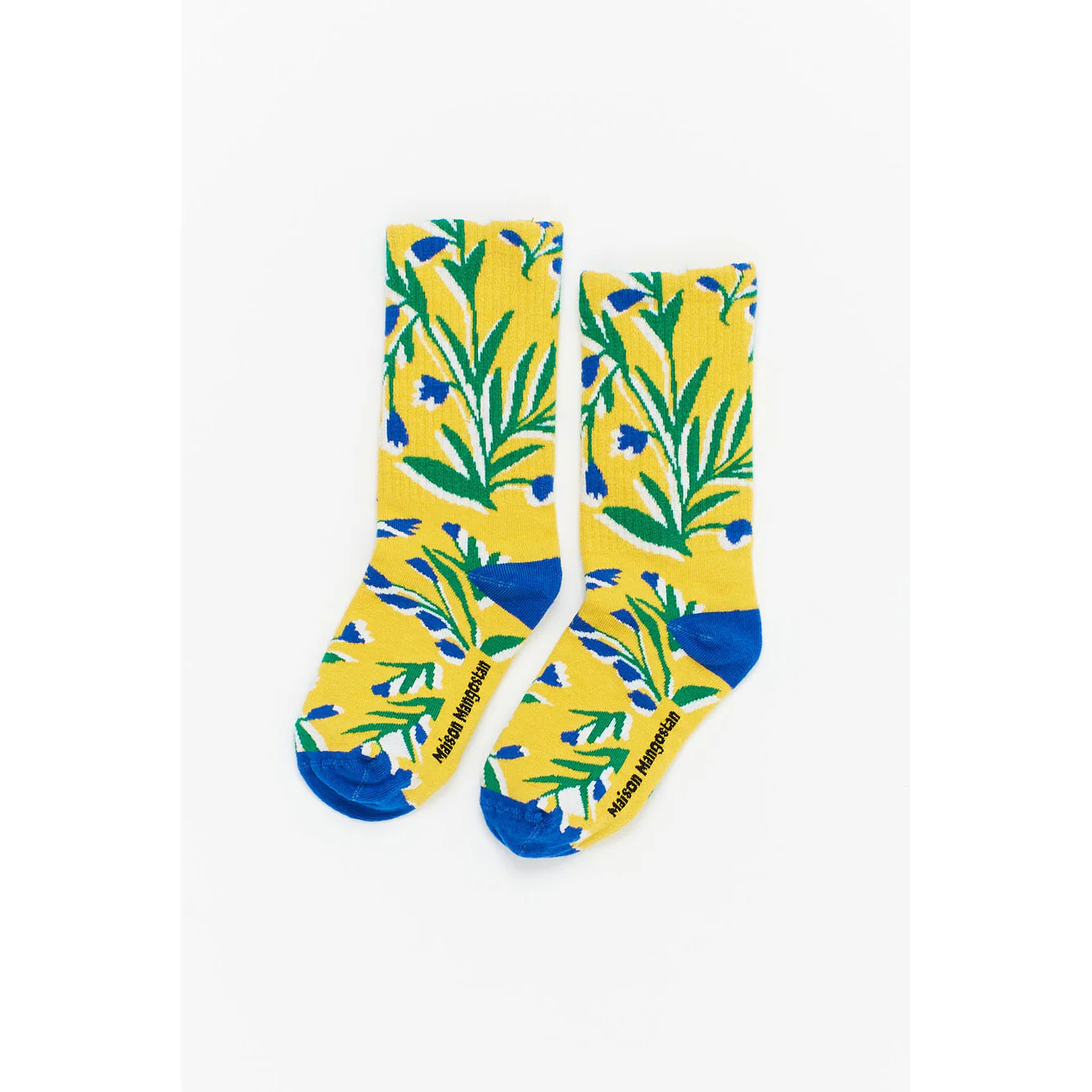 Maison Mangostan Yellow Bengala Socks
