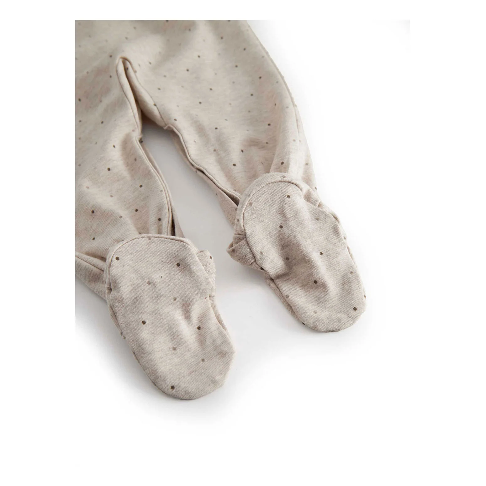 MarMar Copenhagen  Beige Mel Dot Renas Footie - Image 4