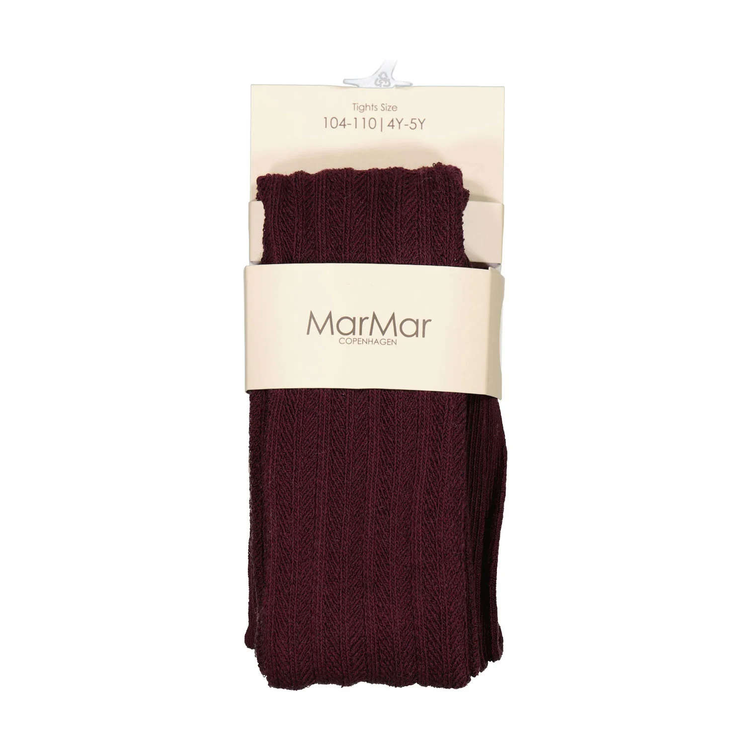 Marmar Copenhagen Deep Mulberry Pointelle Tights