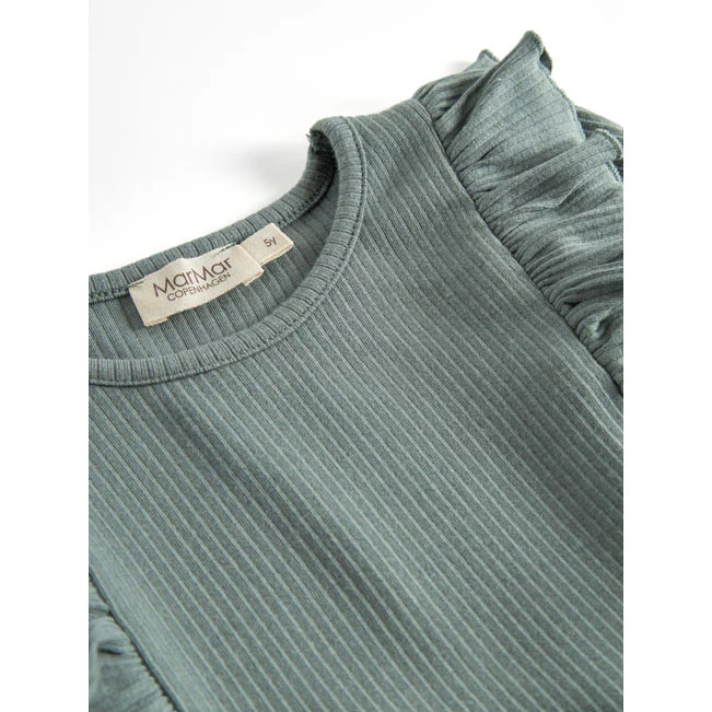 MarMar Copenhagen Dusty Green Dikte Dress - Image 3