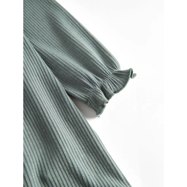 MarMar Copenhagen Dusty Green Dikte Dress - Image 4