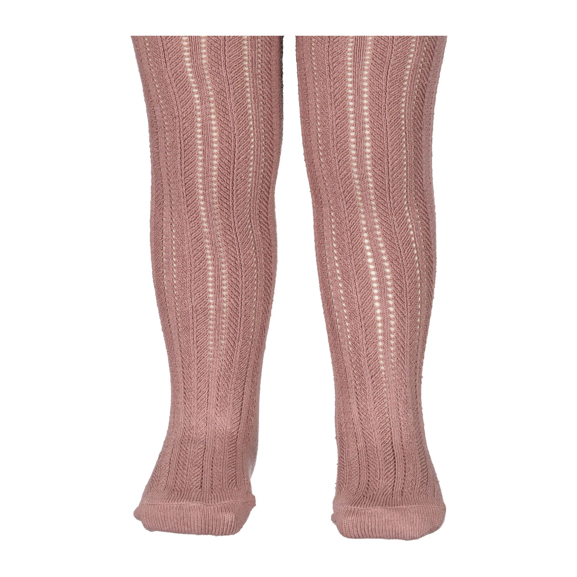 Marmar Copenhagen Dusty Mauve Pointelle Tights - Image 2