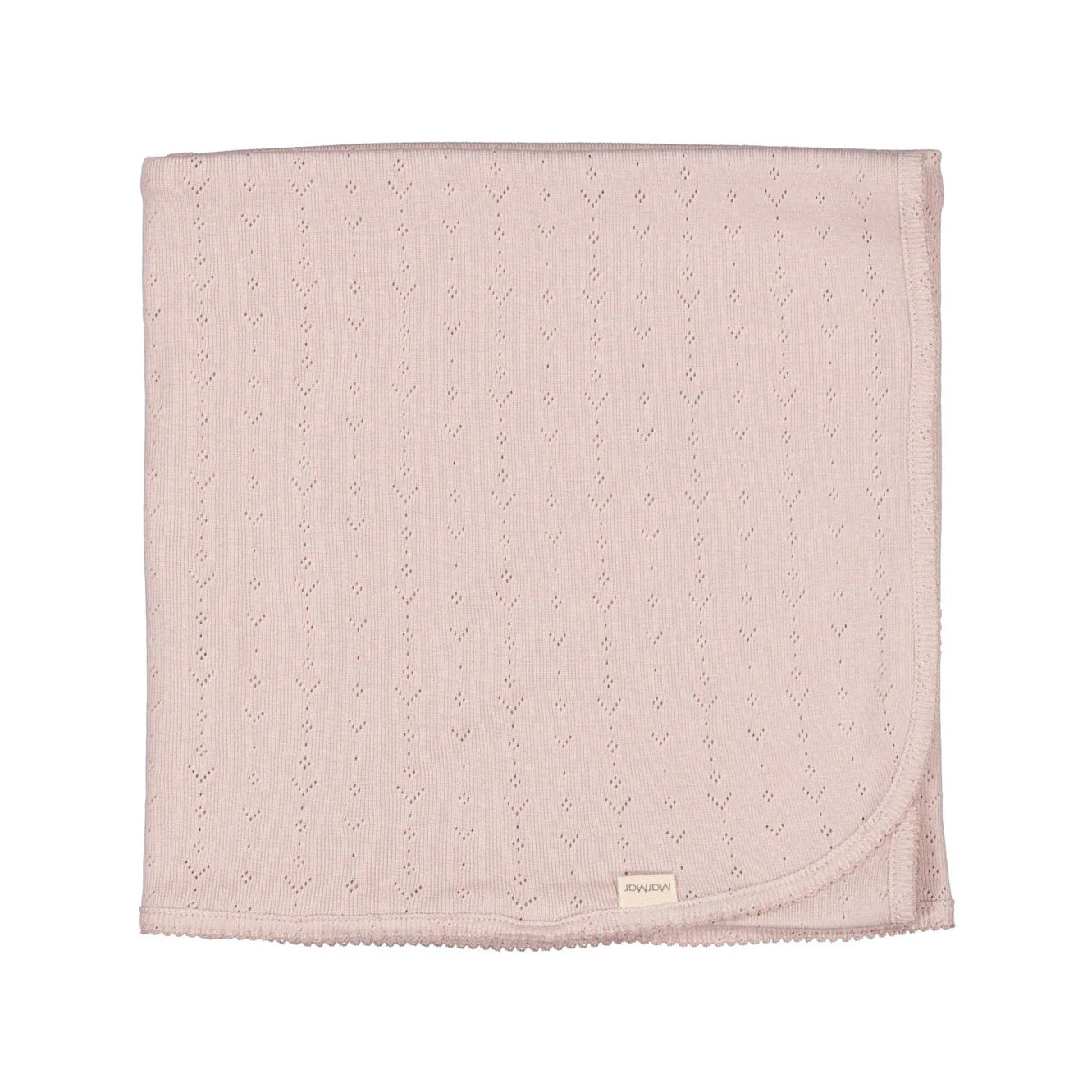 Marmar Copenhagen Faded Rose Alida Baby Blanket