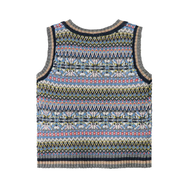 MarMar Copenhagen Fair Isle Taj Baby Vest - Image 2