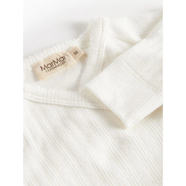 MarMar Copenhagen Gentle White Rubetta Wrap Footie - Image 3