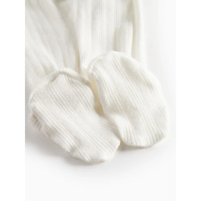 MarMar Copenhagen Gentle White Rubetta Wrap Footie - Image 4