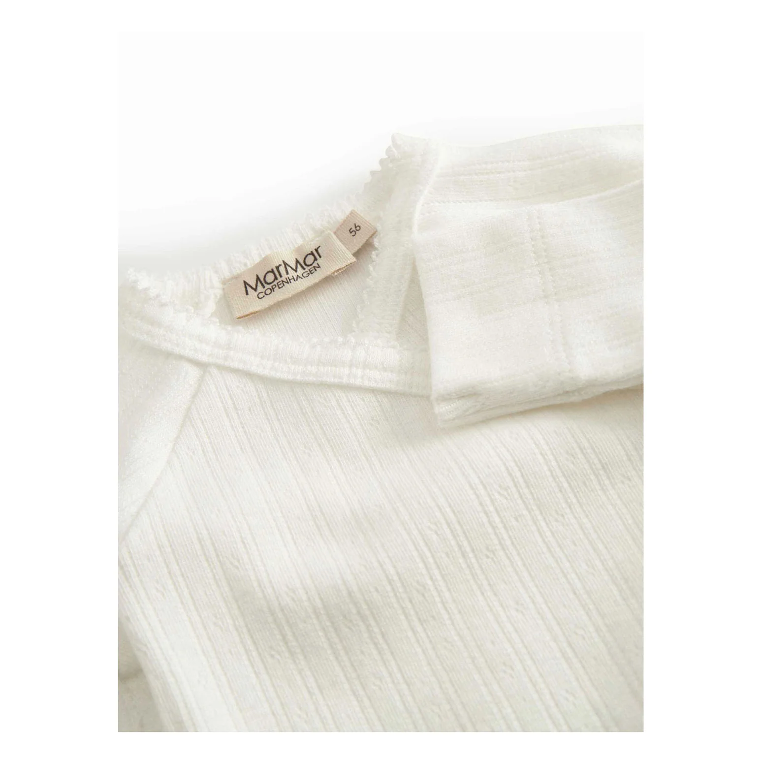 MarMar Copenhagen  Gentle White Tut Wrap LS Tee - Image 4