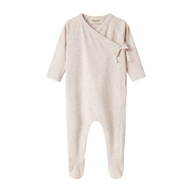 MarMar Copenhagen Light Beige Melange Rubetta Footie