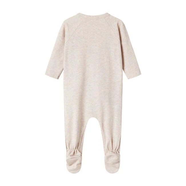 MarMar Copenhagen Light Beige Melange Rubetta Footie - Image 2