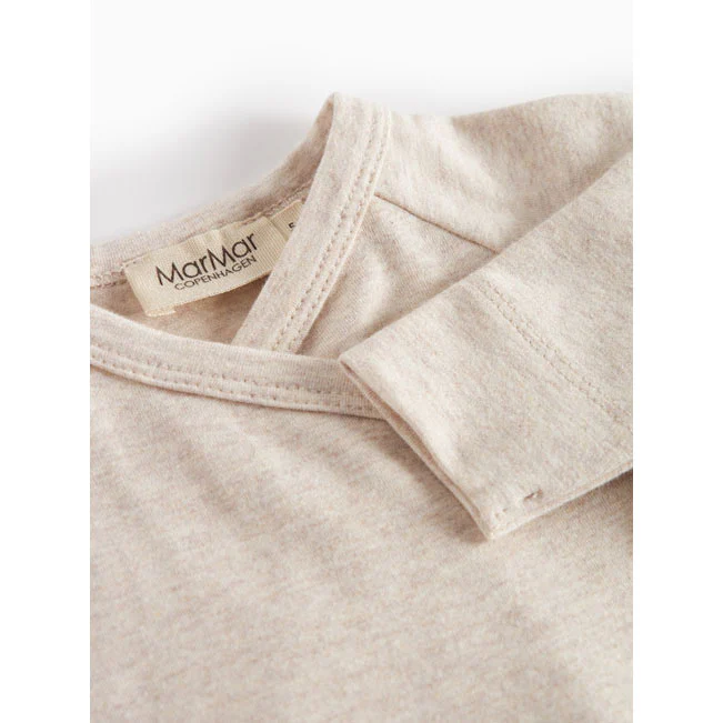 MarMar Copenhagen Light Beige Melange Rubetta Footie - Image 3