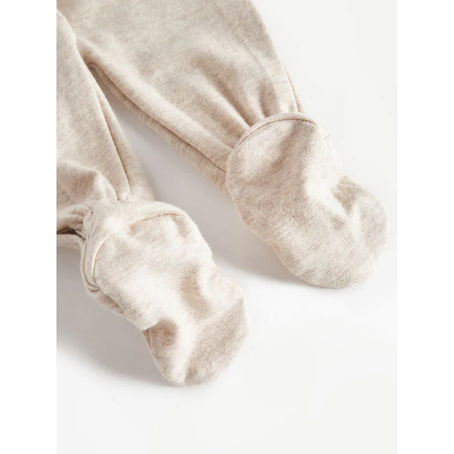 MarMar Copenhagen Light Beige Melange Rubetta Footie - Image 4