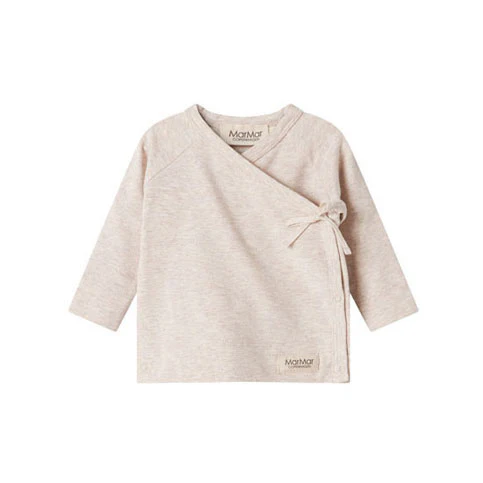 MarMar Copenhagen Light Beige Melange Tut Wrap LS Tee
