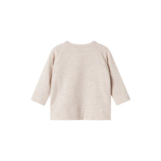 MarMar Copenhagen Light Beige Melange Tut Wrap LS Tee - Image 2