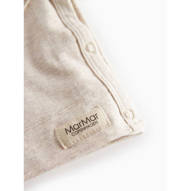 MarMar Copenhagen Light Beige Melange Tut Wrap LS Tee - Image 4