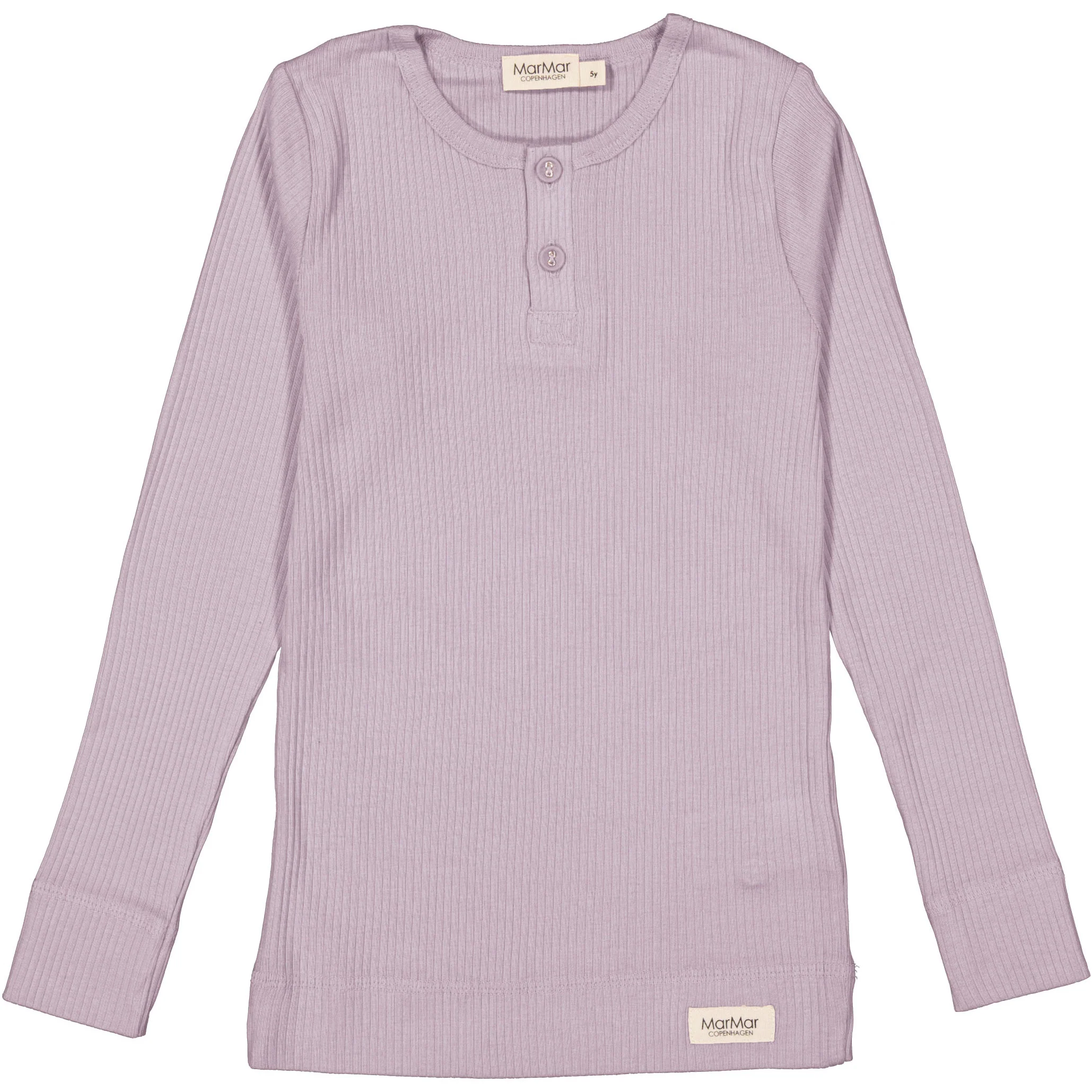 MarMar Copenhagen Lilac Bloom Long Sleeve Henley Tee