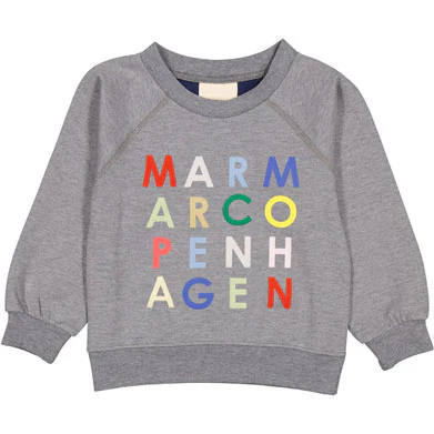 MarMar Copenhagen Multicolor Letters Theos Sweatshirt