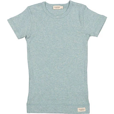 MarMar Copenhagen Pistachio Melange Plain T-Shirt