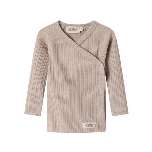 MarMar Copenhagen Soft Beige Tut Wrap LS Baby Tee