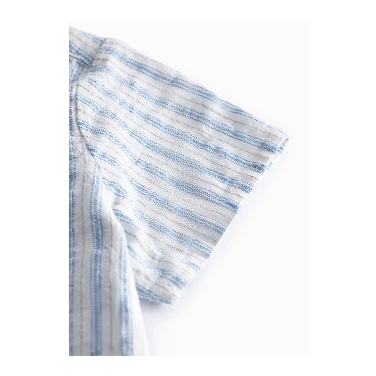 MarMar Copenhagen  Surf Blue Stripe Totoro Baby Shirt - Image 3
