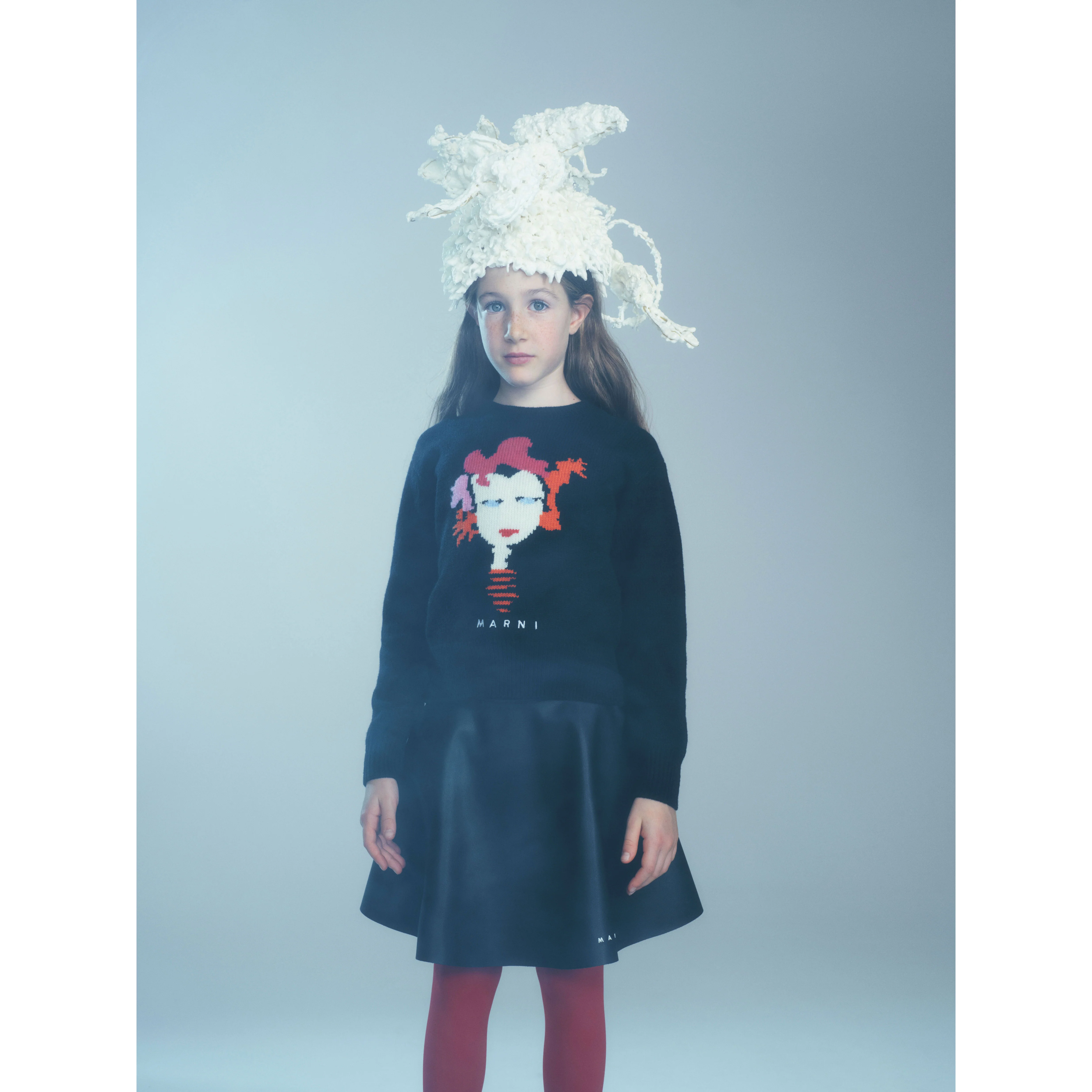 Marni Black Doll Face Pullover - Image 2