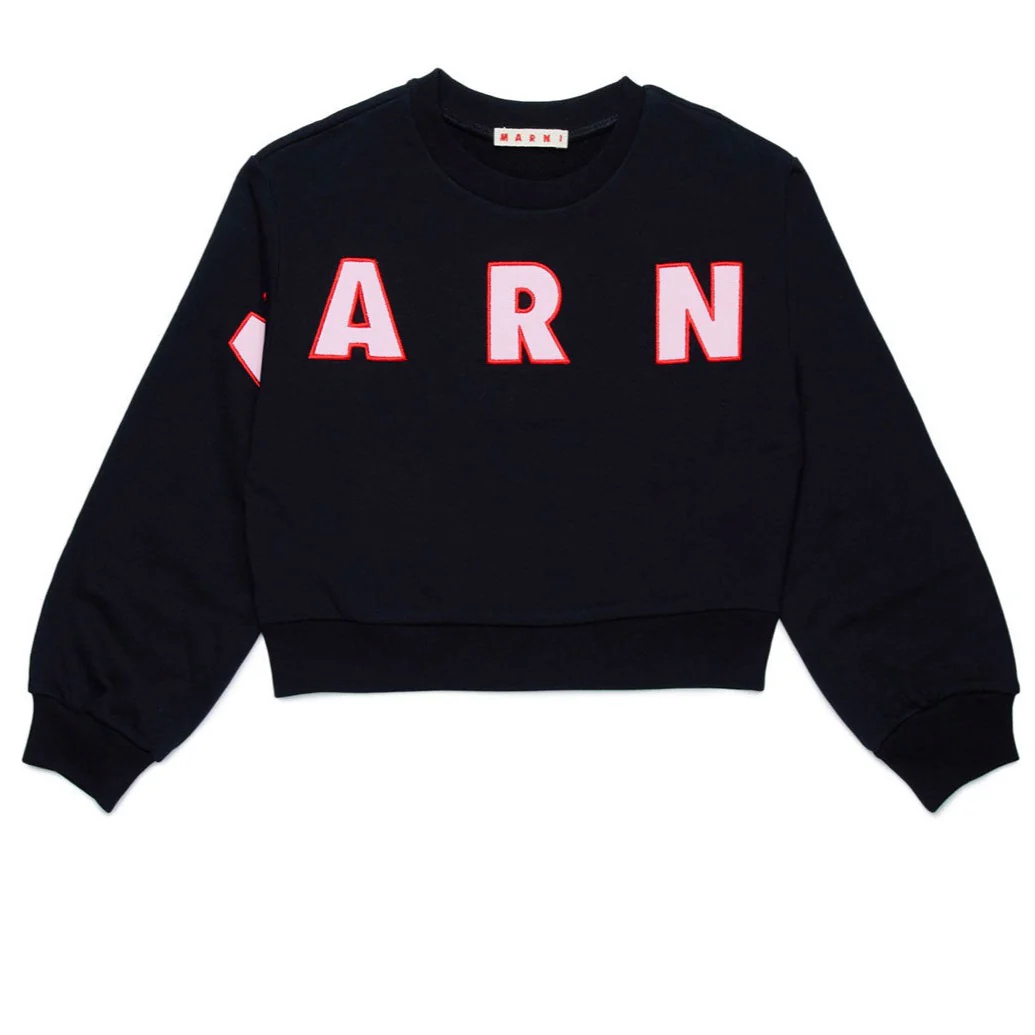 Marni Black Logo Sweatshirt