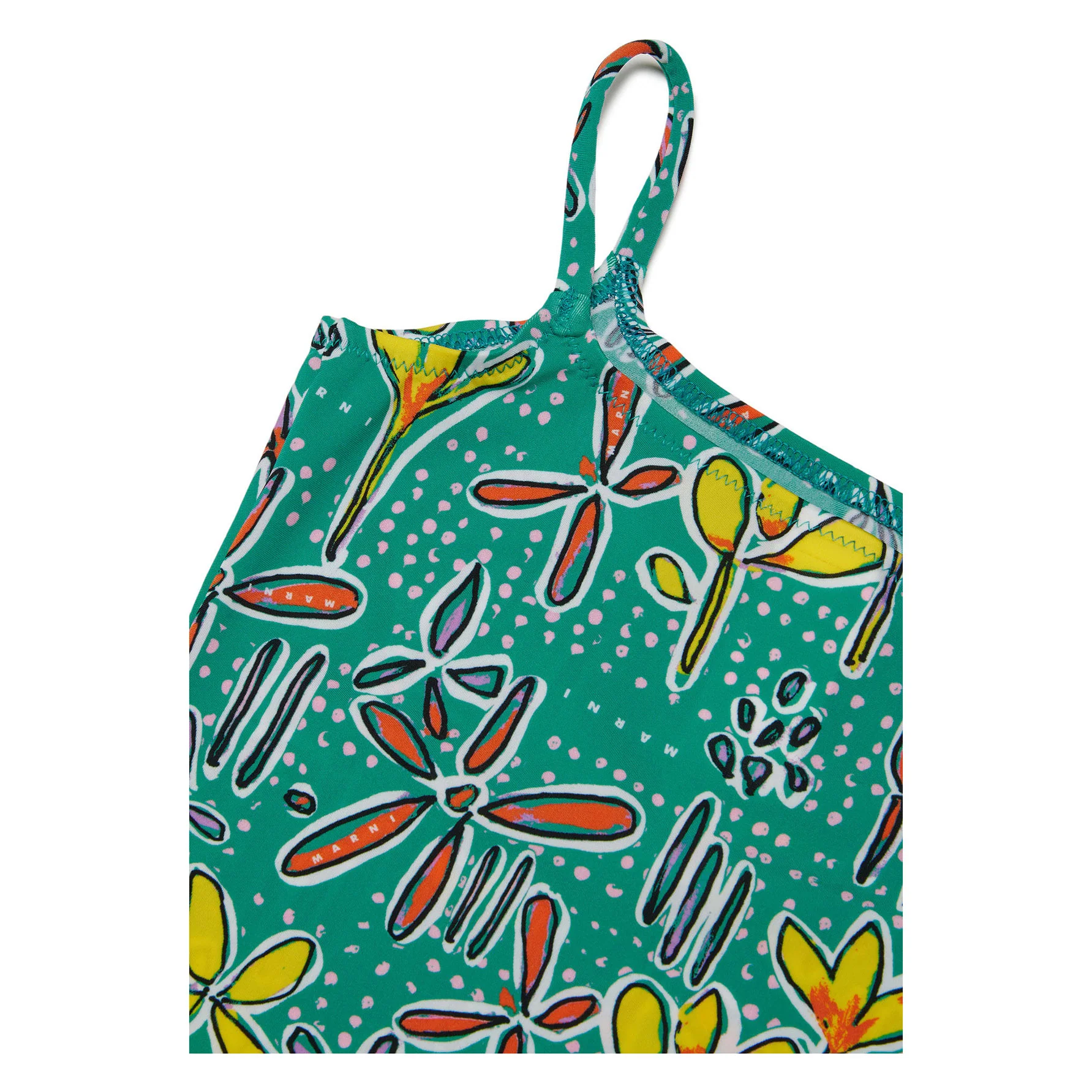 Marni Green Floral Swimsuit - Image 4