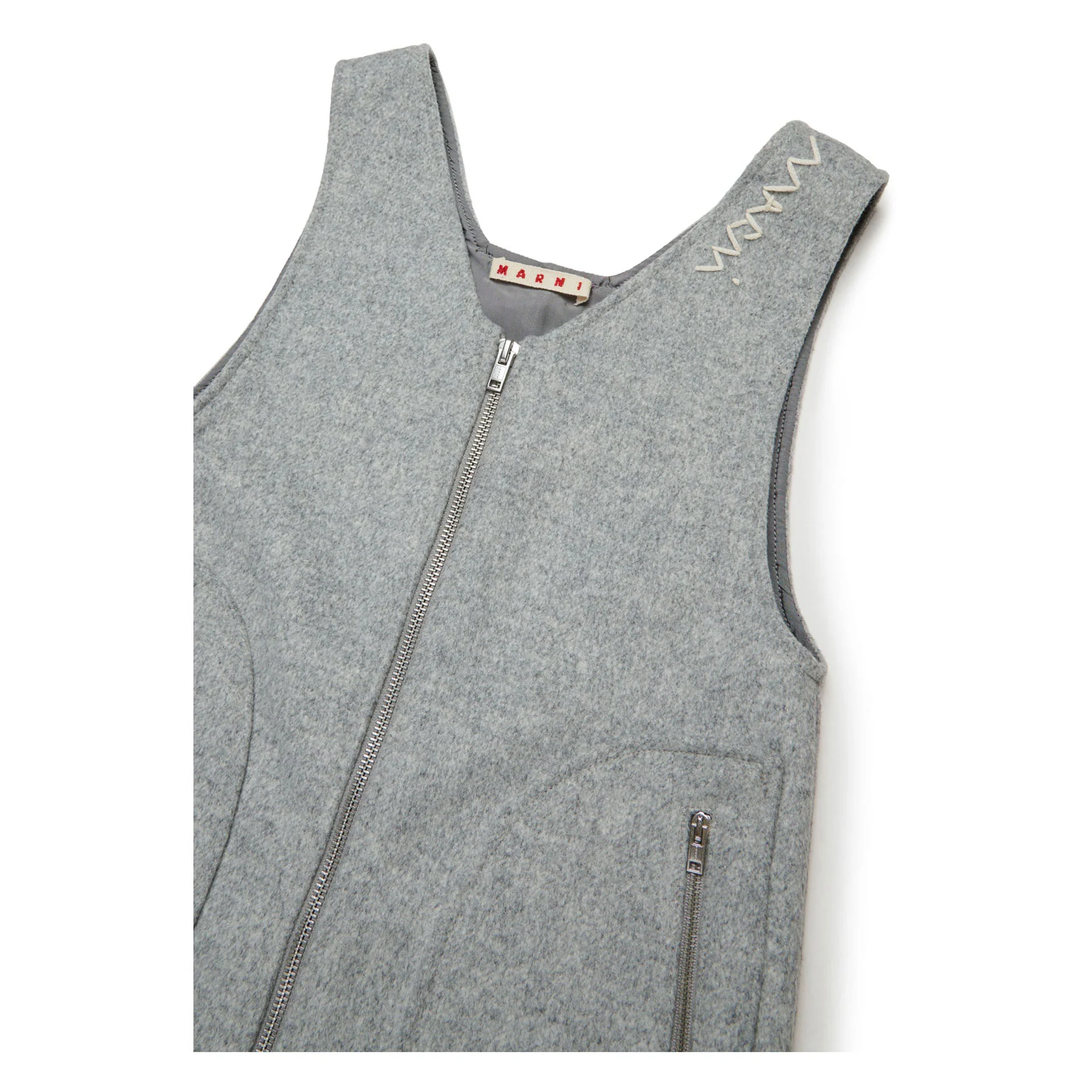 Marni Grey Doll Face Dress - Image 4