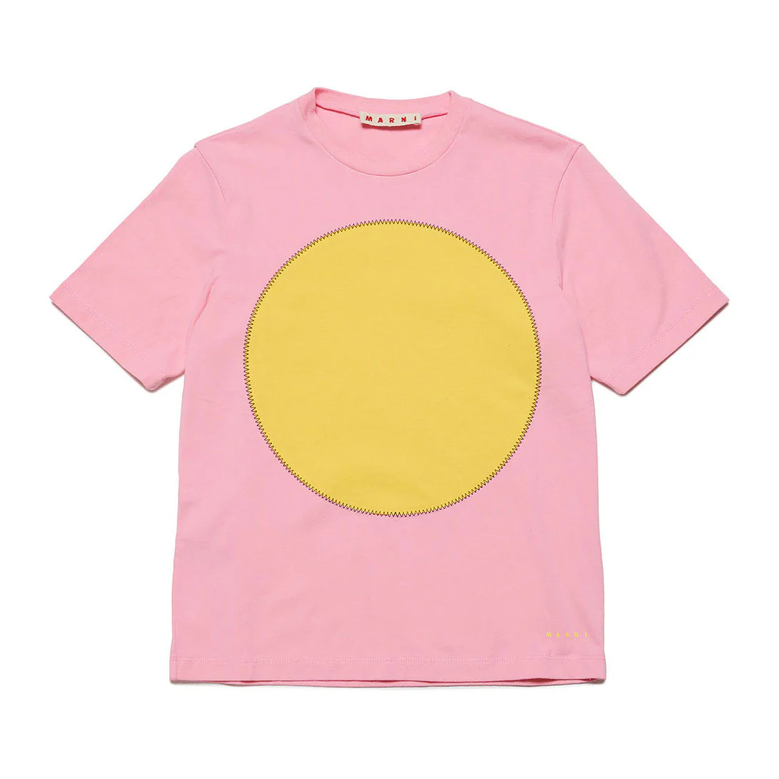 Marni Pink Circle T-Shirt