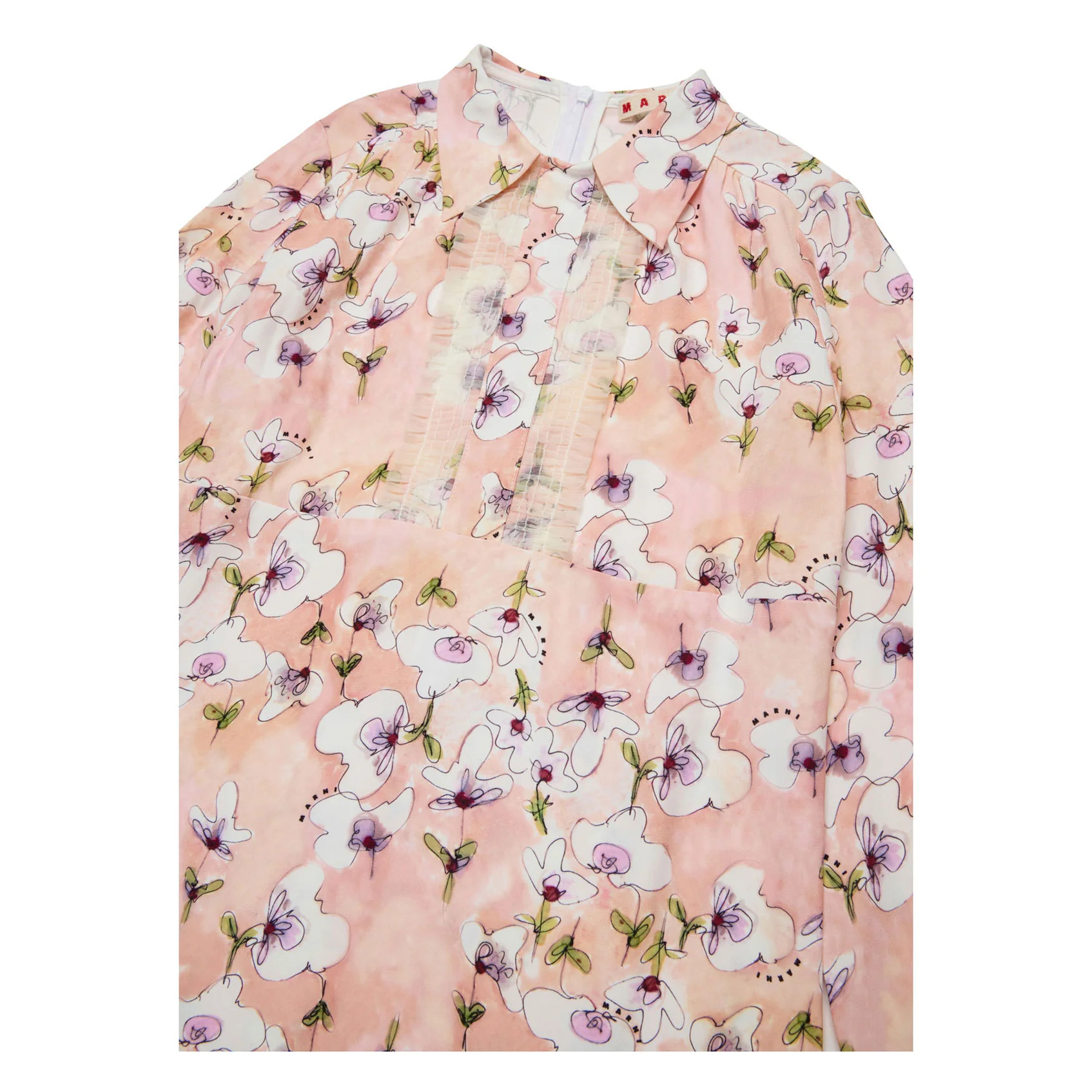 Marni Pink Monet Dress - Image 4