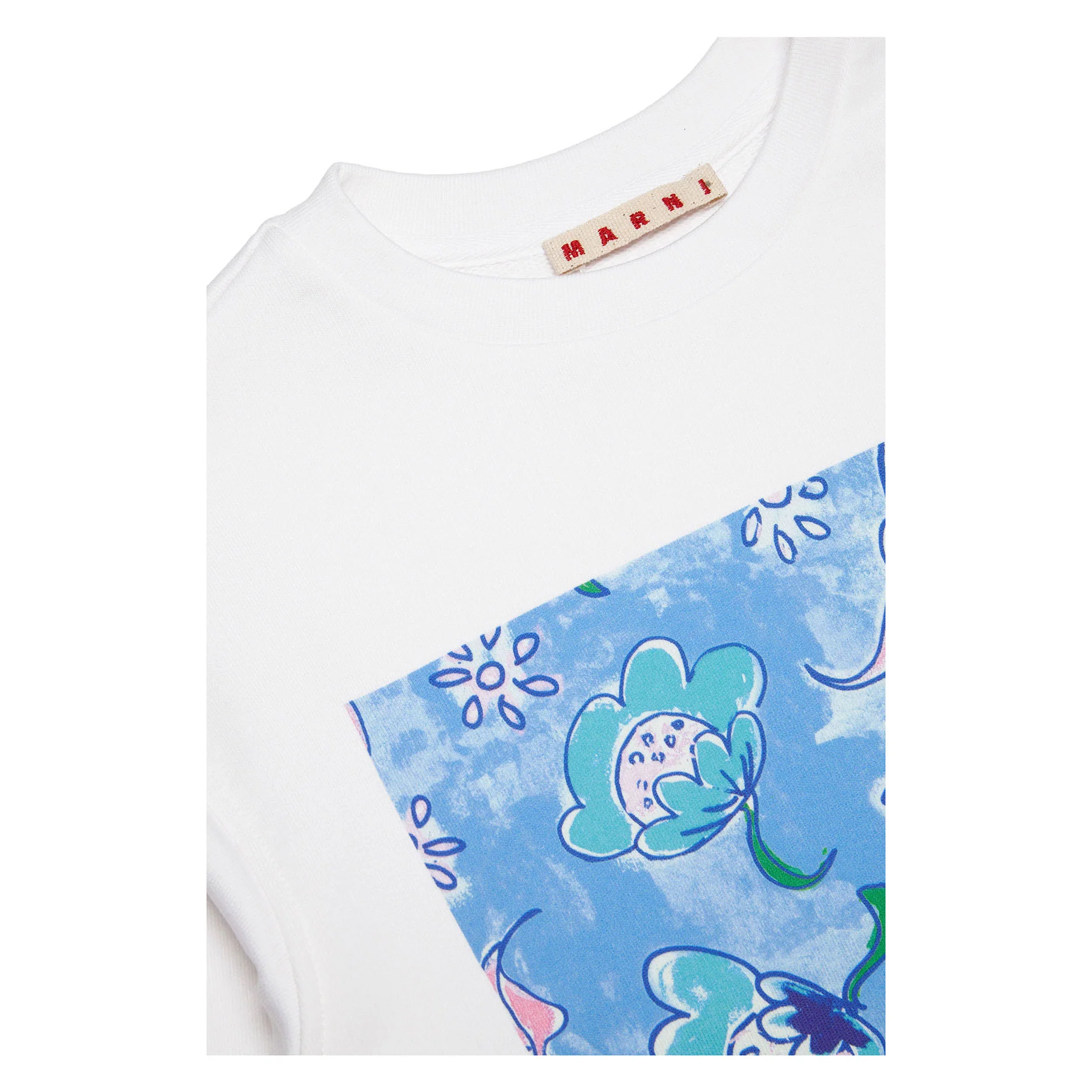 Marni White/Hawaiin Floral Sweatshirt - Image 4