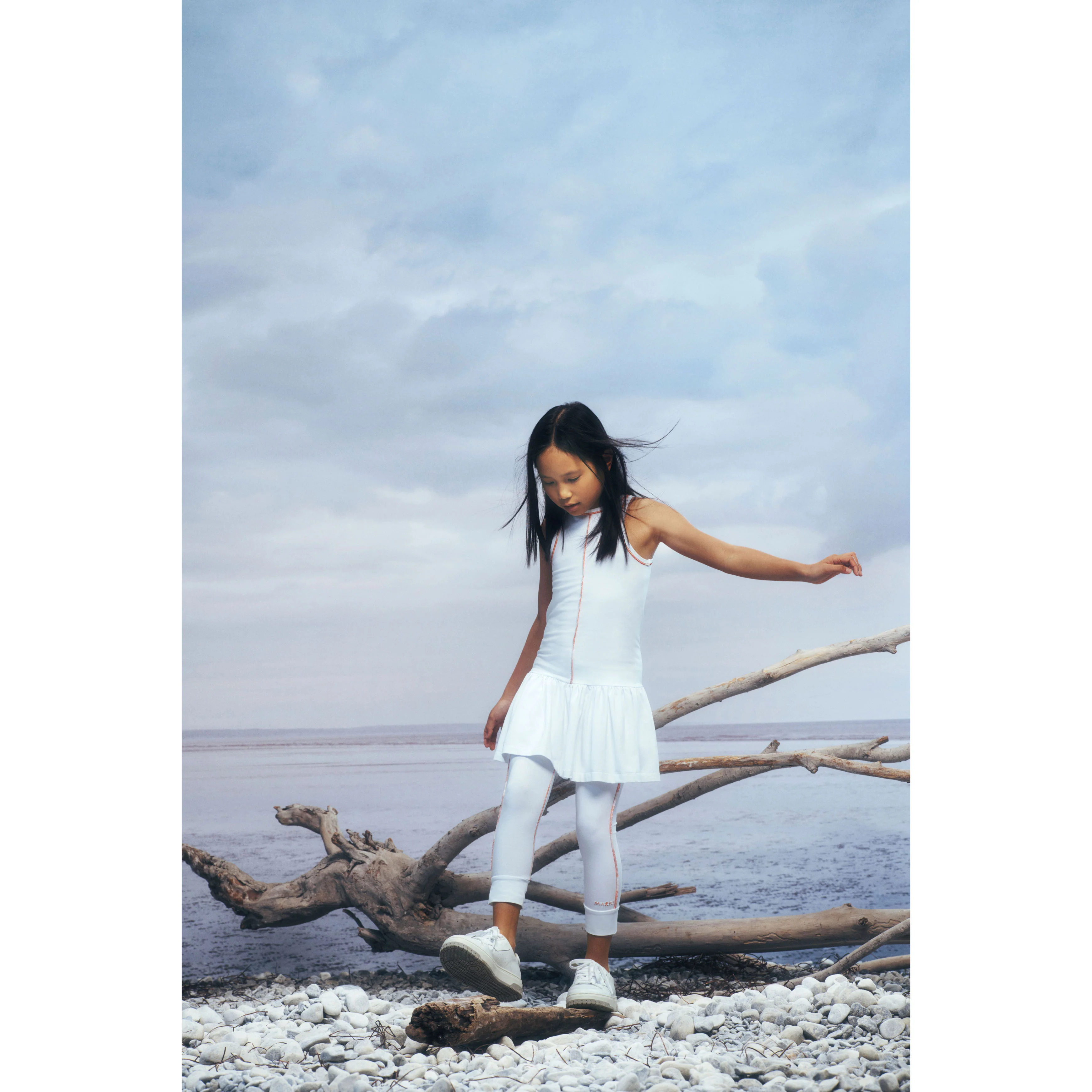 Marni White Stitched Jumper Dress - Image 2