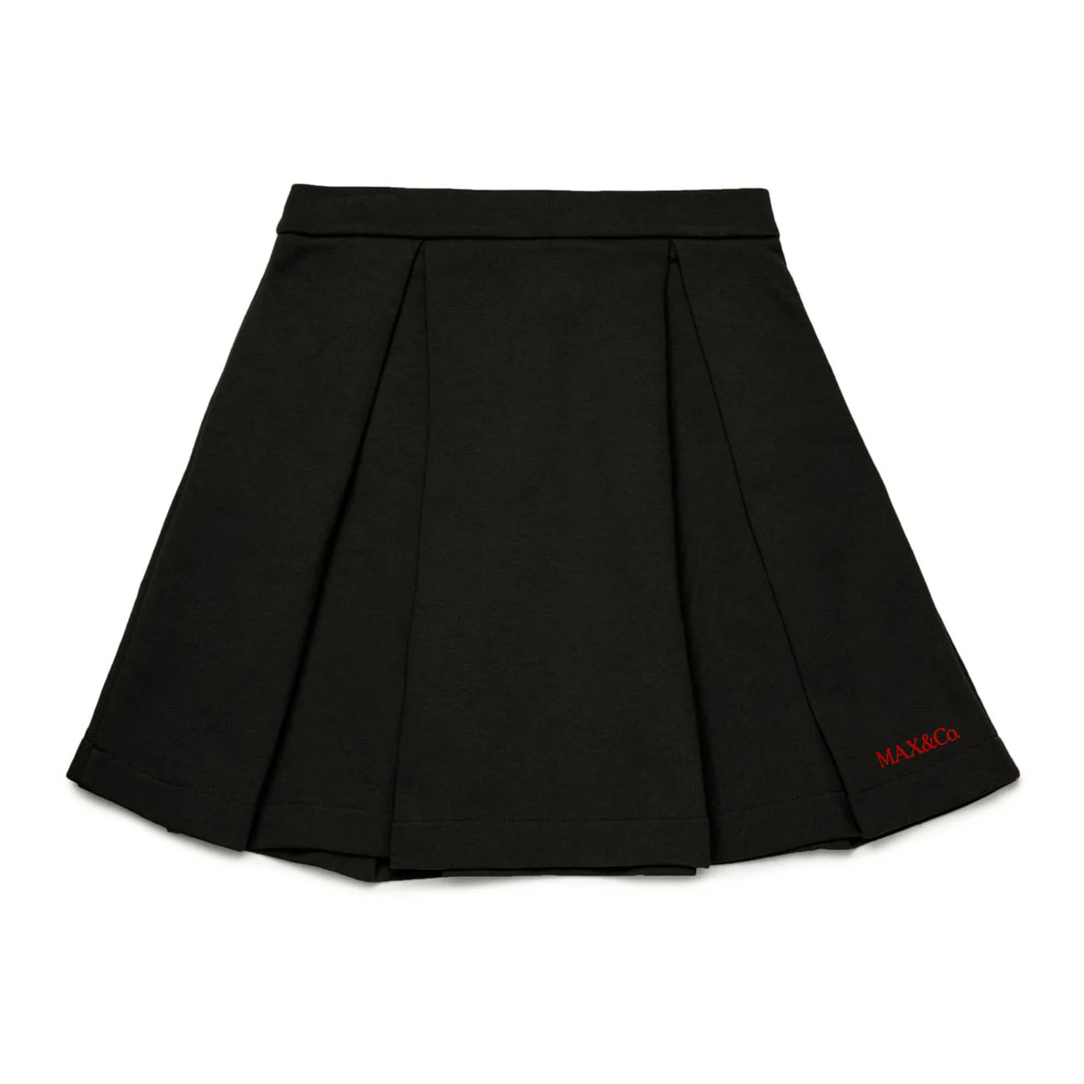 Max and Co Black Fleece Corolla Skirt