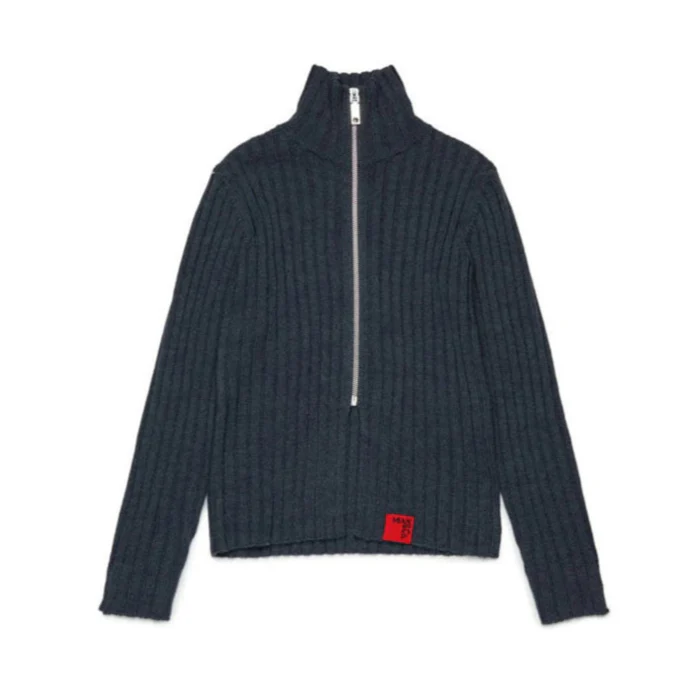 Max and Co Striped Maglia Zip Cardigan