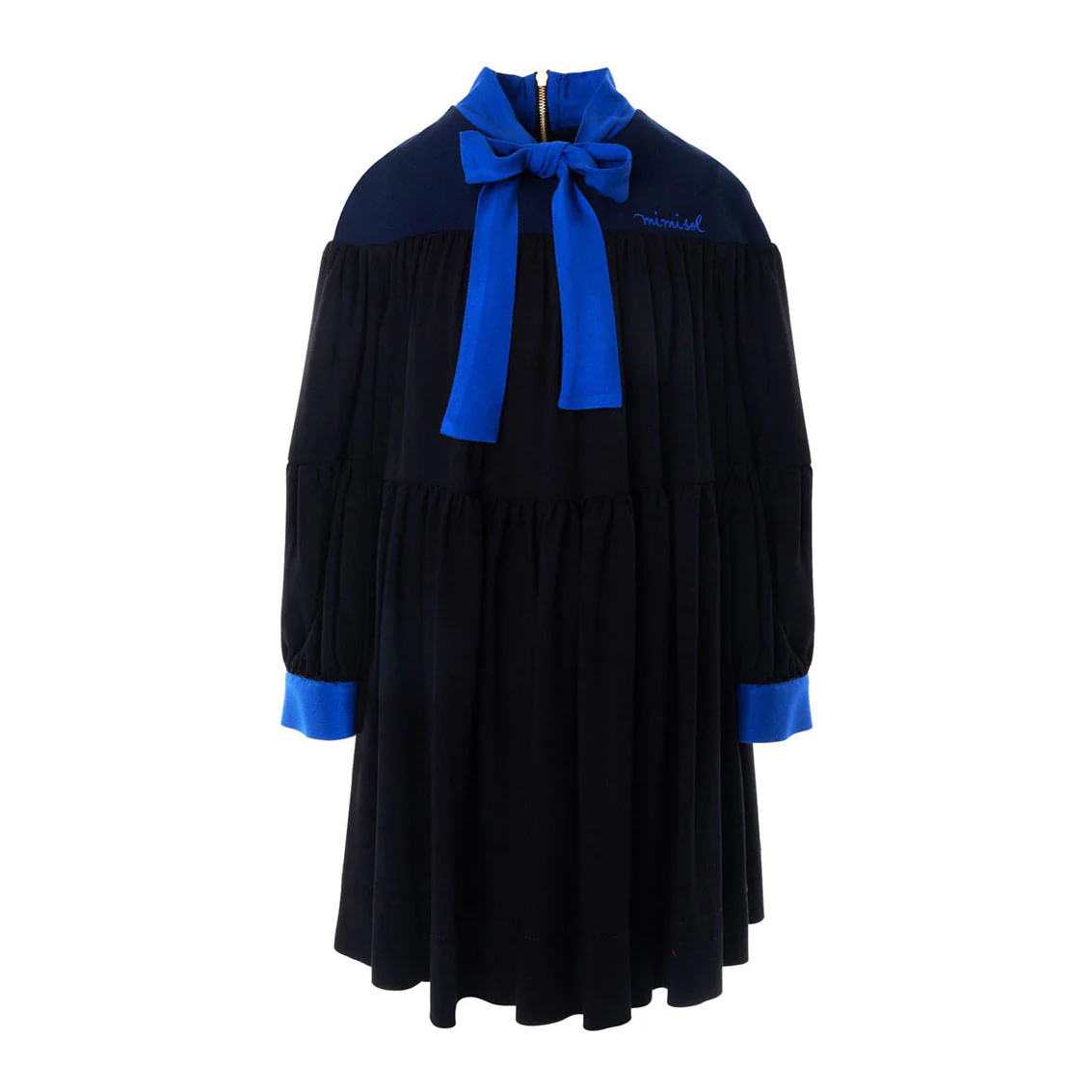 Mimisol Black Colorblock Dress