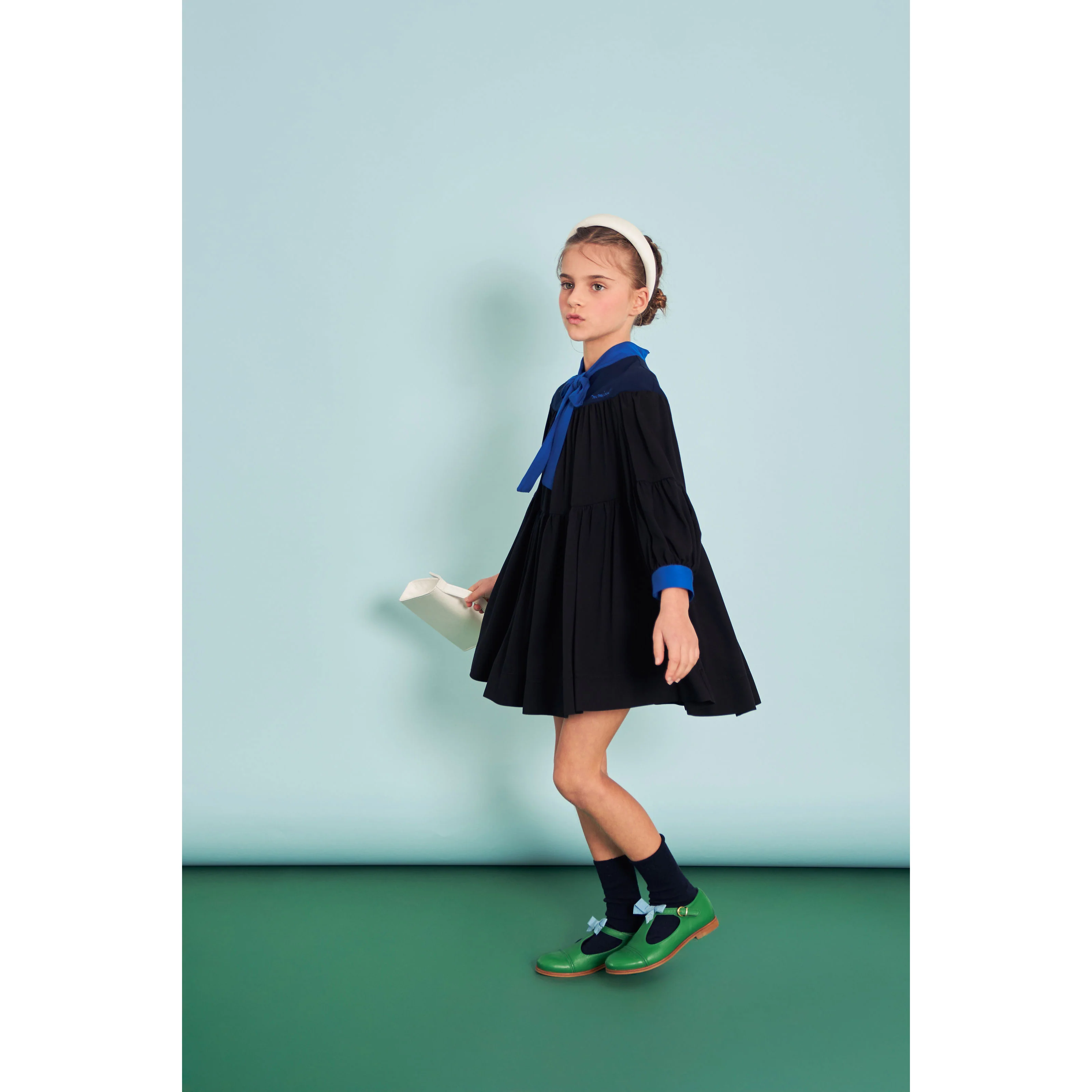 Mimisol Black Colorblock Dress - Image 4