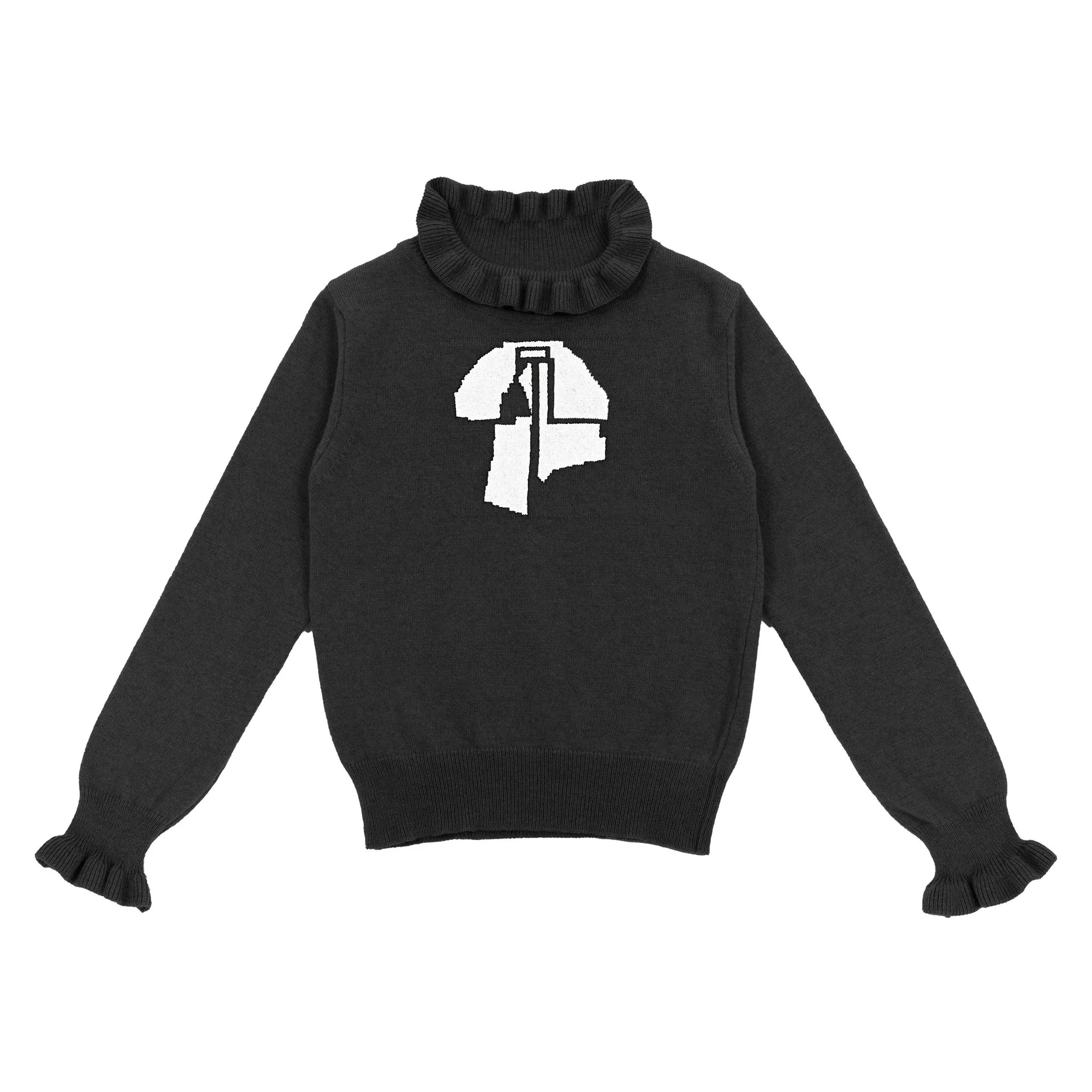 Mimisol Black White Print Pullover
