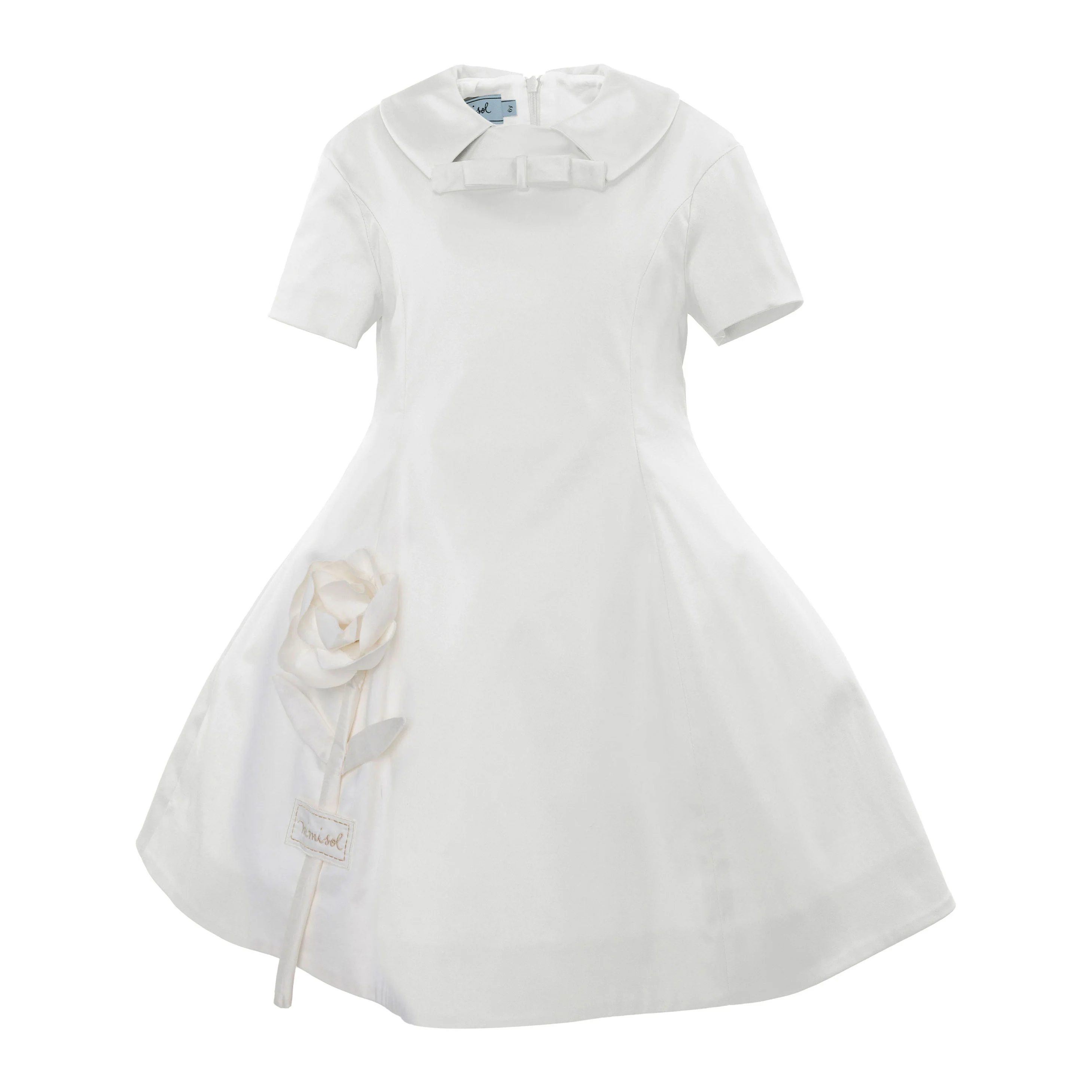 Mimisol Cream Redingote Dress