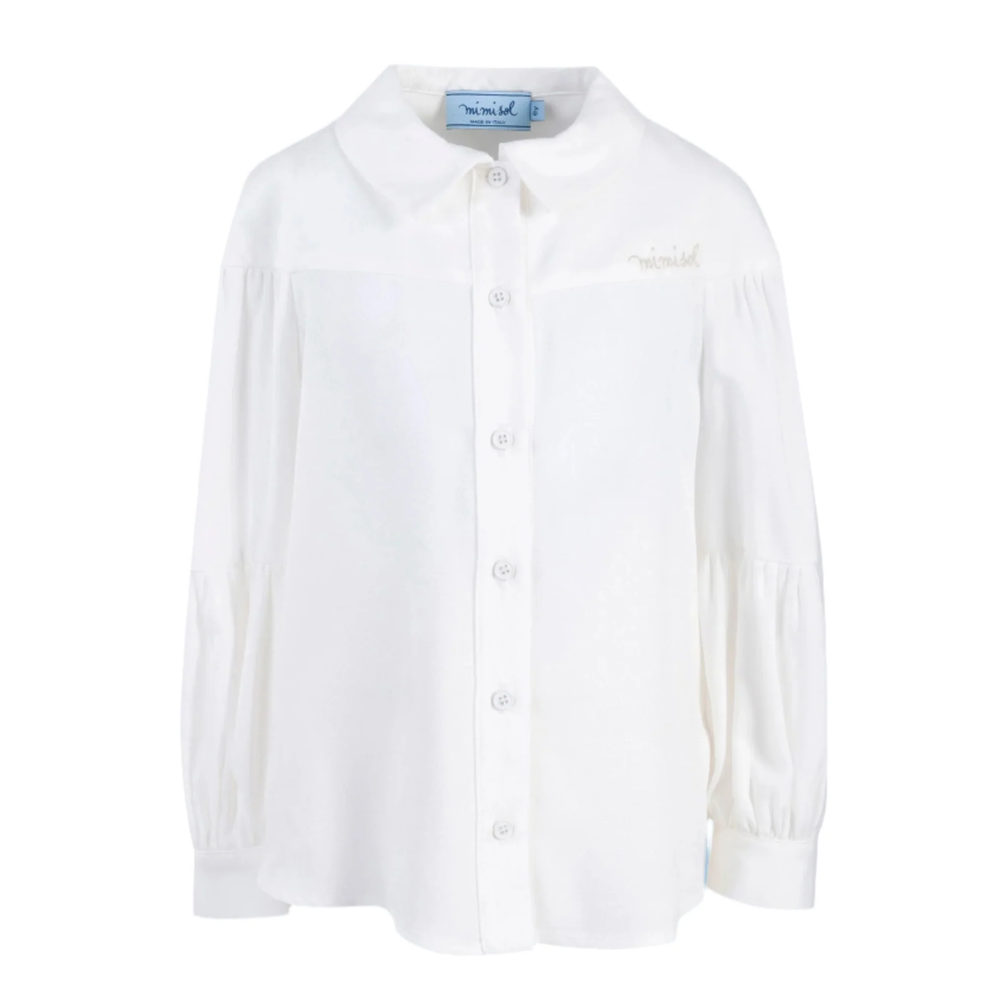 Mimisol Cream Twill Blouse