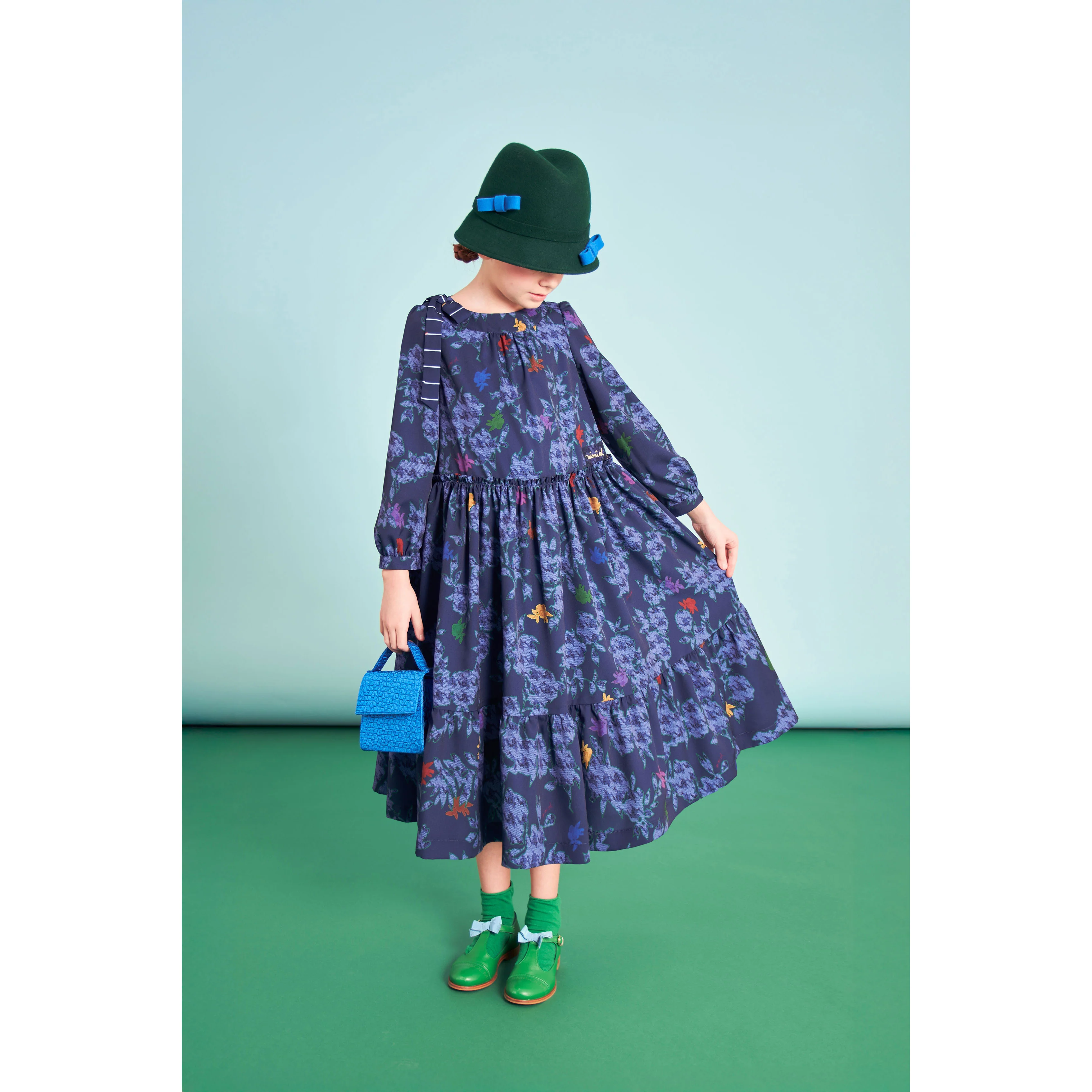 Mimisol Multicolor Floral Print Maxi Dress - Image 2