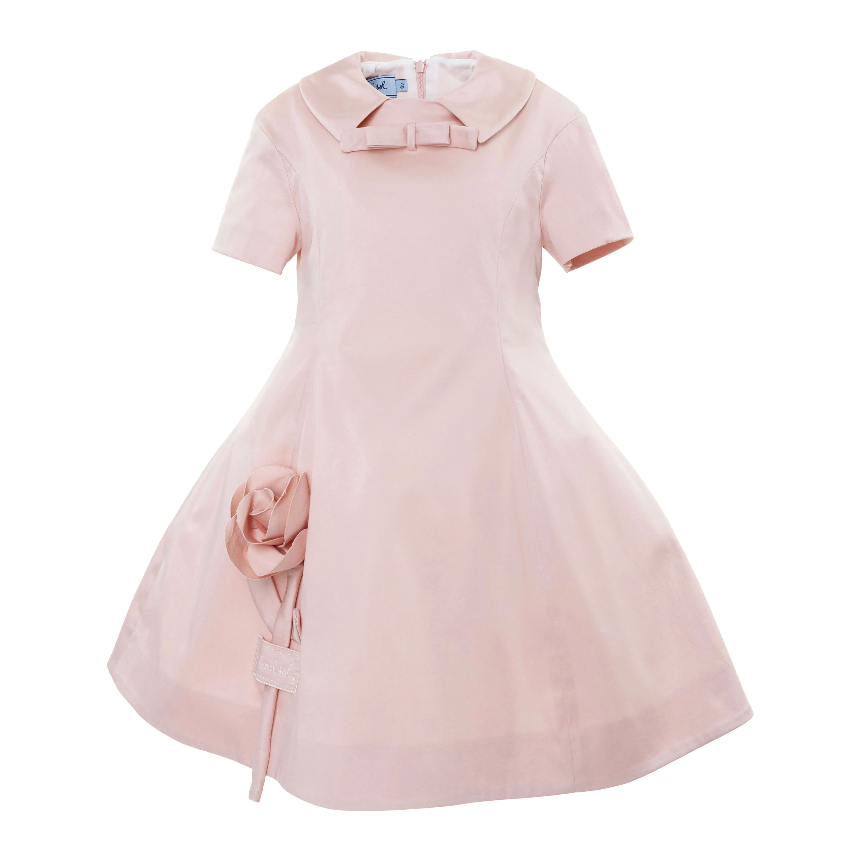 Mimisol Salmon Redingote Dress